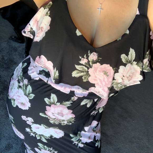 Three Hearts Dresses & Skirts - Three Pink Hearts Maxi Dress